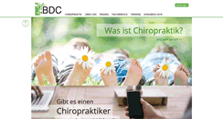 Desktop Screenshot of chiropraktik-bund.de